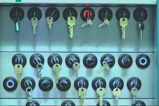 Electronic key management cabinet